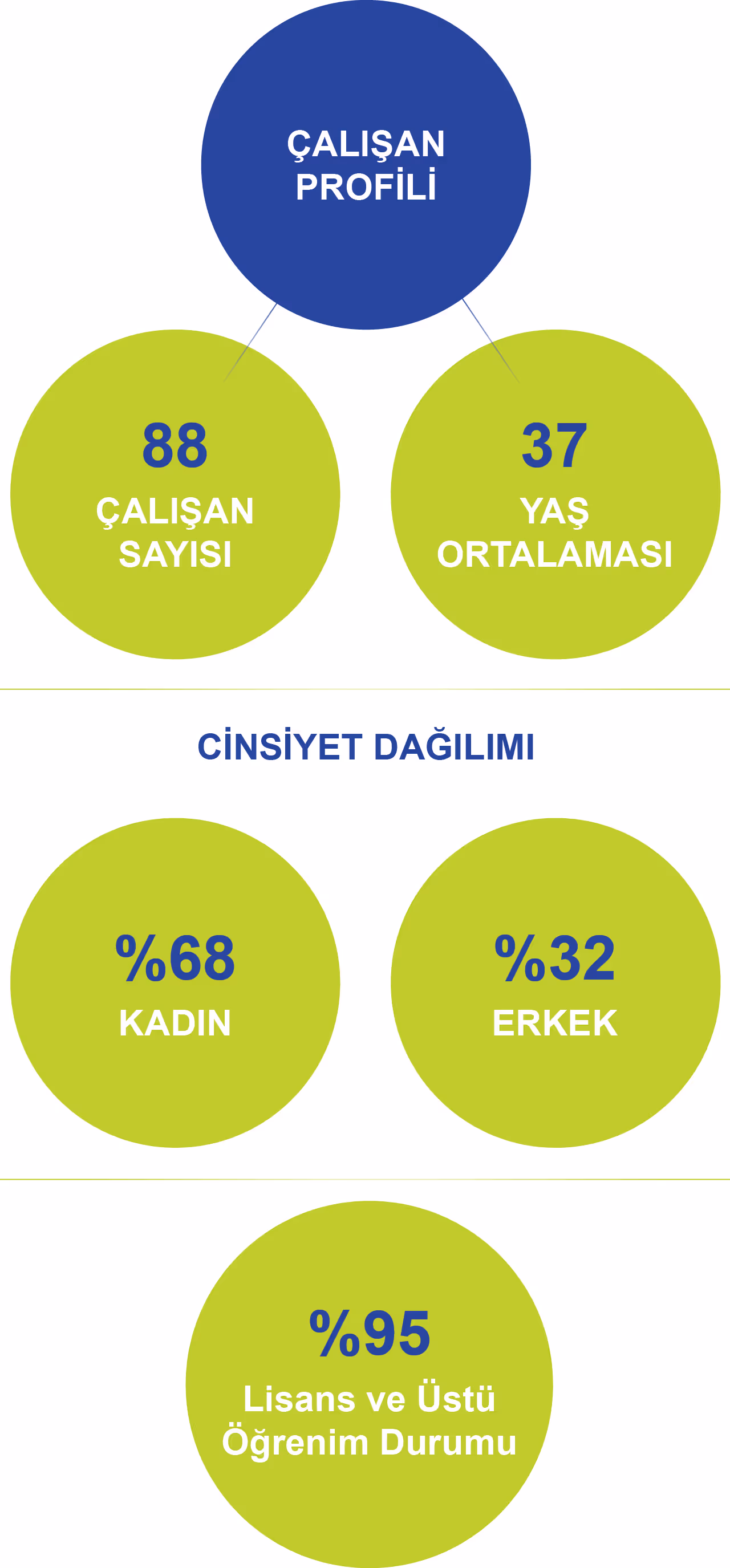 Medisa insan kaynakları istatistikleri grafiği